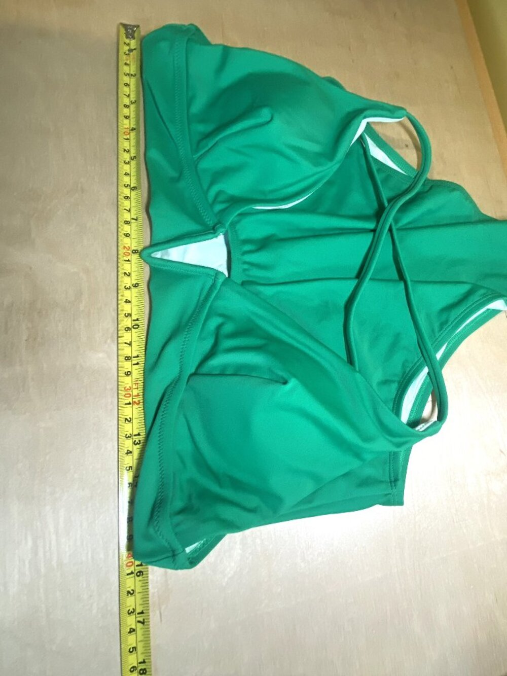 Cupshe Swimsuit Size L Sexy Shaping Emerald Greed V-Neckline Beach Vacation NWT - Picture 10 of 12